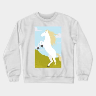 Tina's Horse Poster Crewneck Sweatshirt